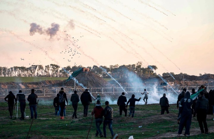 ضمن فعاليات مسيرات العودة شرق غزة