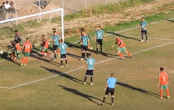 جانب من المباراة