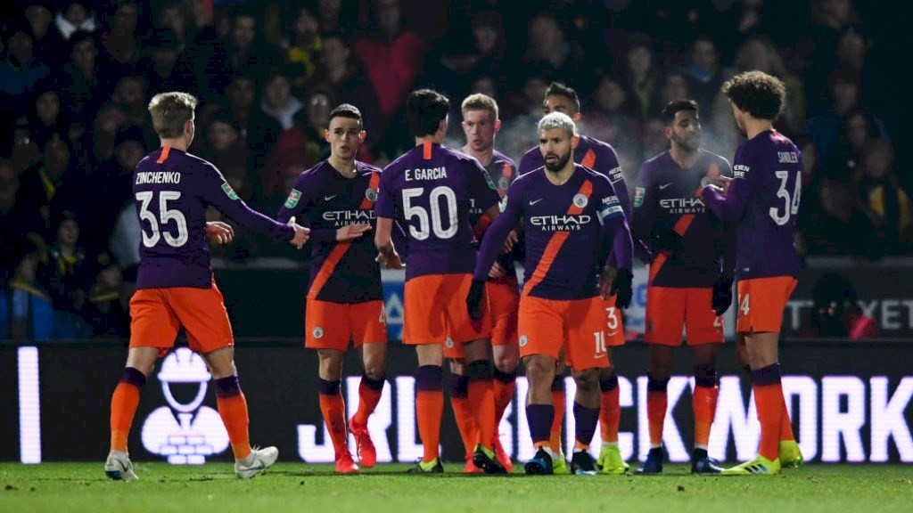 لاعبو مانشستر سيتي