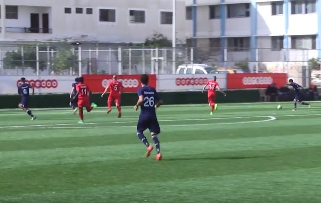 جانب من المباراة