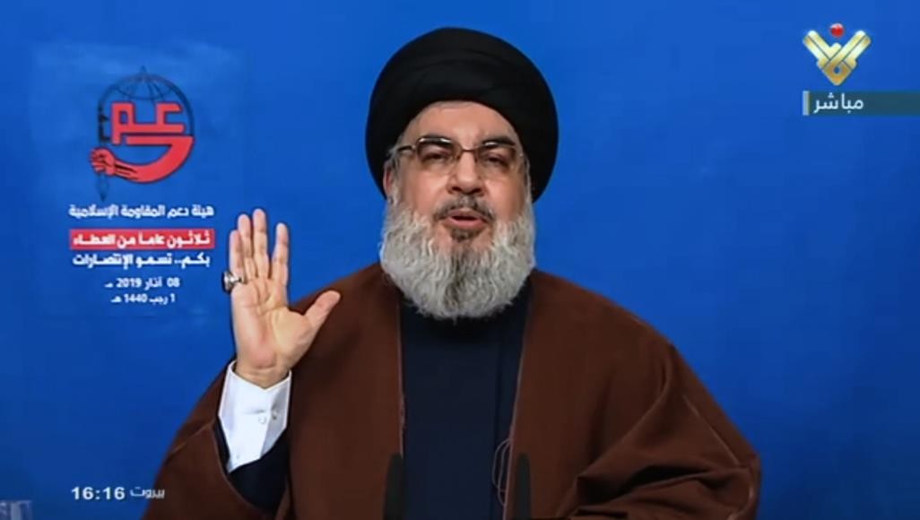 نصر الله توقع مزيدا من العقوبات على حزب الله في الفترة المقبلة