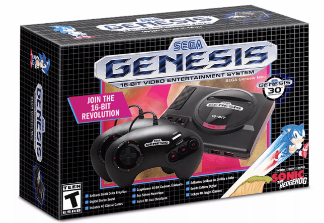 سيأتي جهاز Genesis Mini مزوداً بـ 40 لعبة محملة فيه