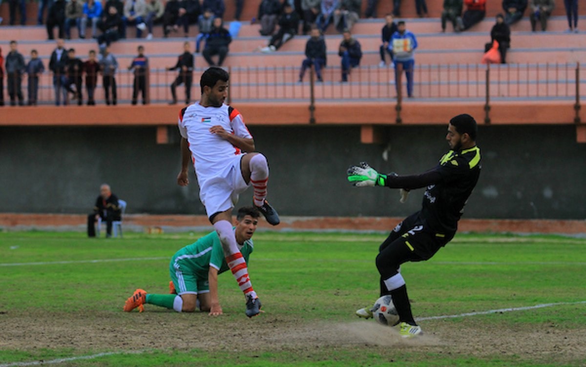 جانب من أحد مباريات كأس غزة الموسم الماضي