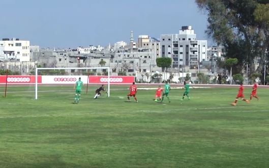 جانب من المباراة