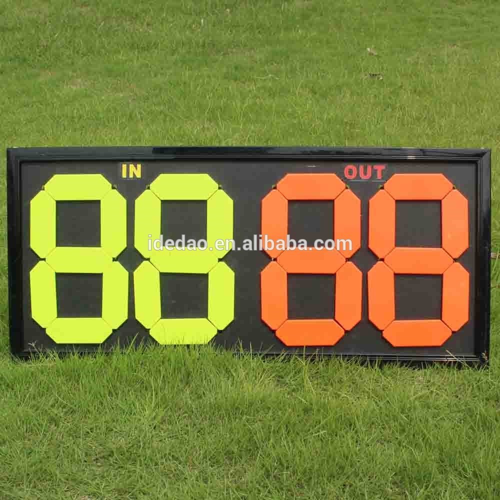 لوحة رقمية يدوية لاستبدال اللاعبين