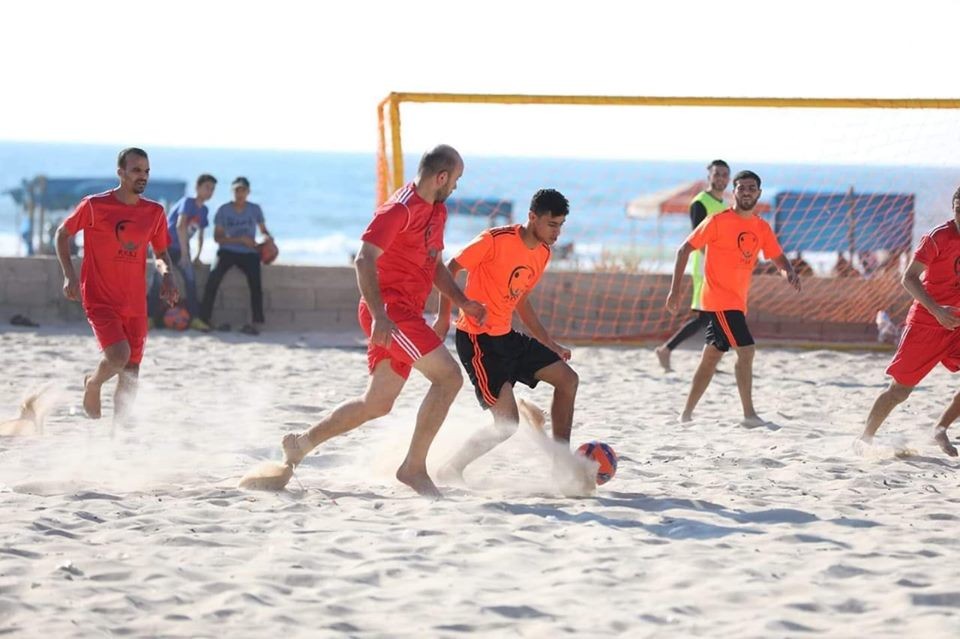 جانب من المباراة