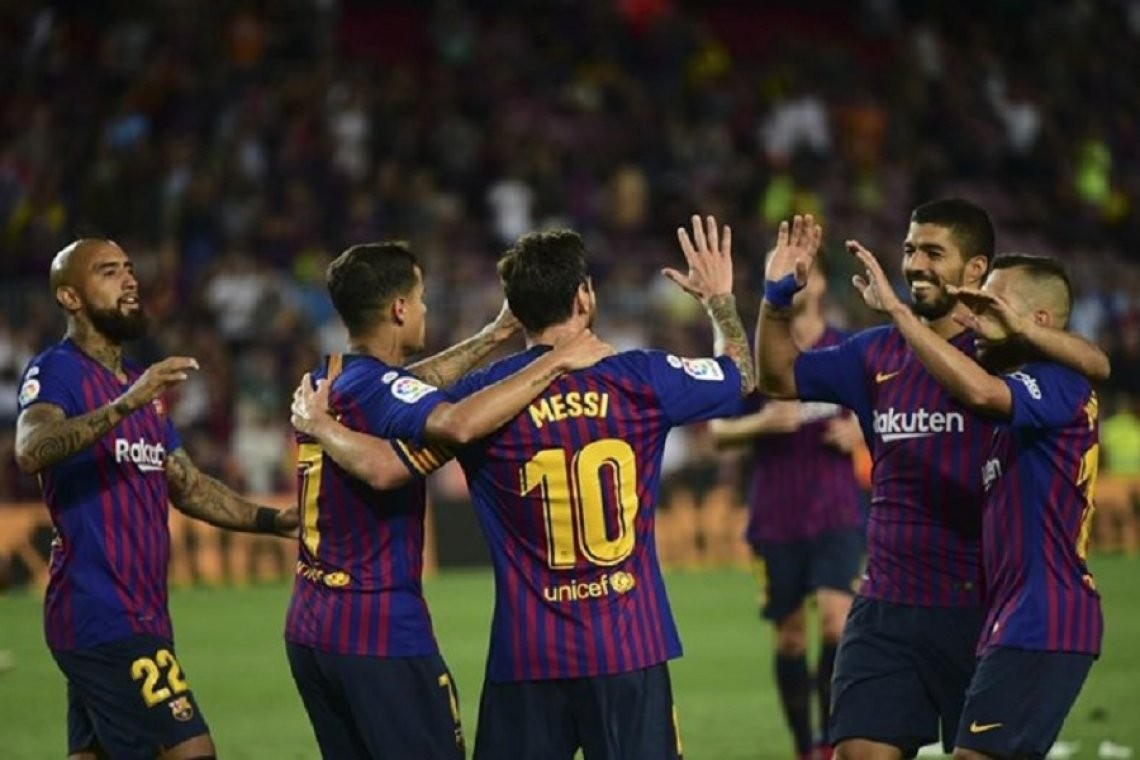 لاعبو برشلونة