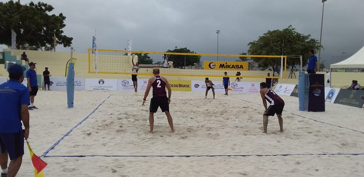 جانب من أحد مباريات المنتخب في البطولة