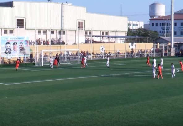 جانب من المباراة