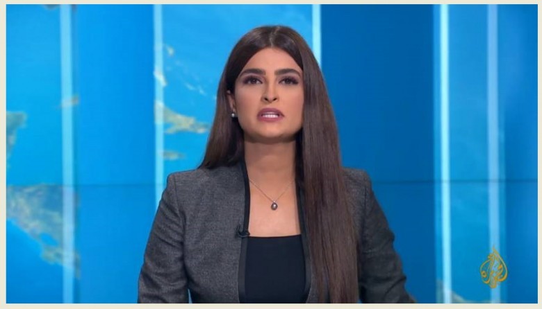 بالفيديو: الإعلامية علا الفارس في ظهورها الأول على قناة الجزيرة