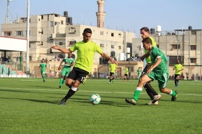 جانب من المباراة
