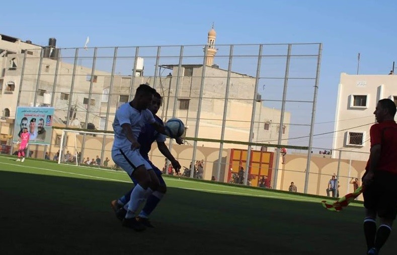 جانب من المباراة