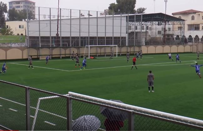 جانب من المباراة