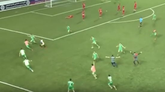 جانب من المباراة