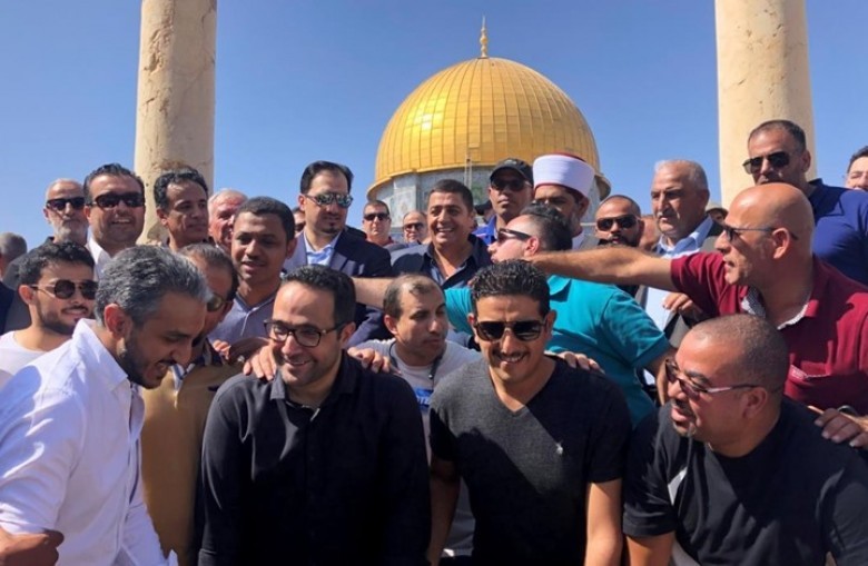 بالصور: كمال الخطيب للمنتخب السعودي: انتظرناكم فاتحين لا لاعبين