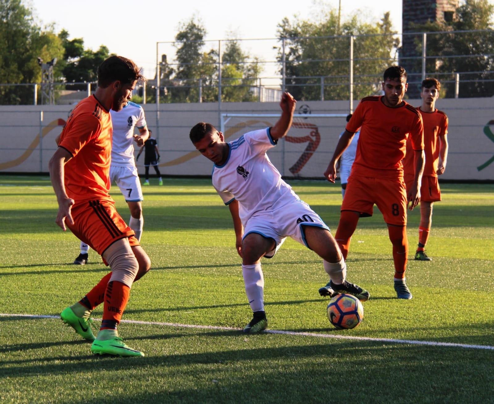 جانب من المباراة