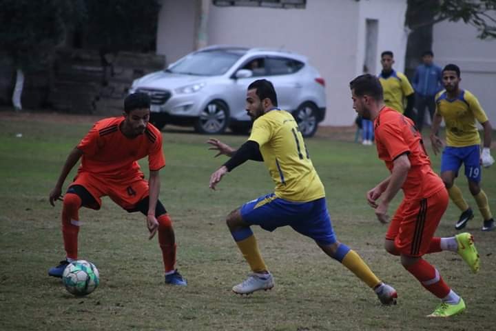 جانب من مباراة شباب جباليا والجلاء