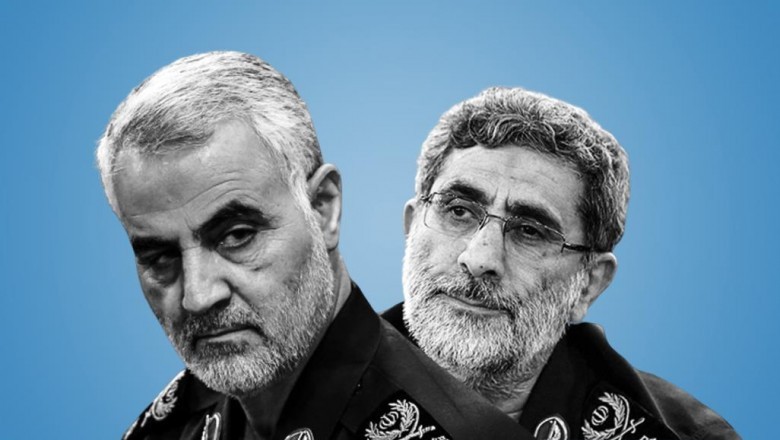 شاهد: فيديو غريب لنعش سليماني في الطائرة التي أقلته لإيران