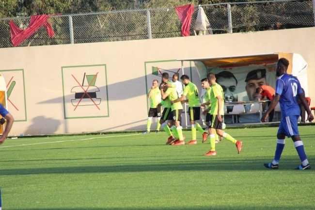 جانب من المباراة