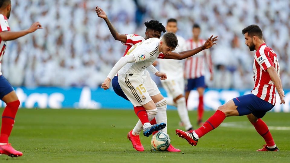 جانب من أحد مباريات الريال