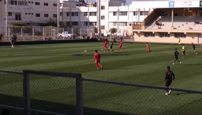 جانب من المباراة