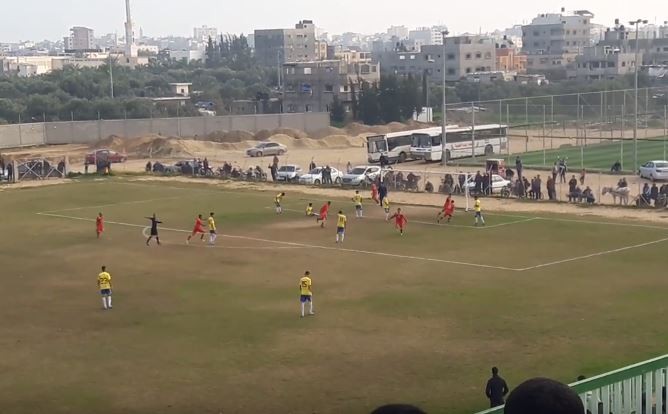 جانب من المباراة