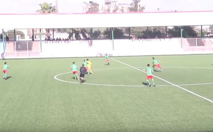 جانب من المباراة