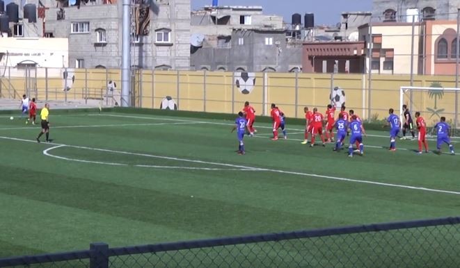 جانب من المباراة