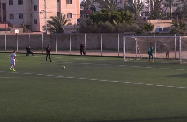 جانب من المباراة