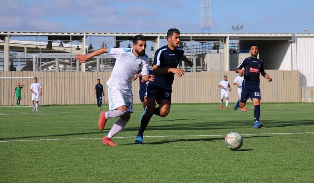 جانب من أحد مباريات غزة الرياضي