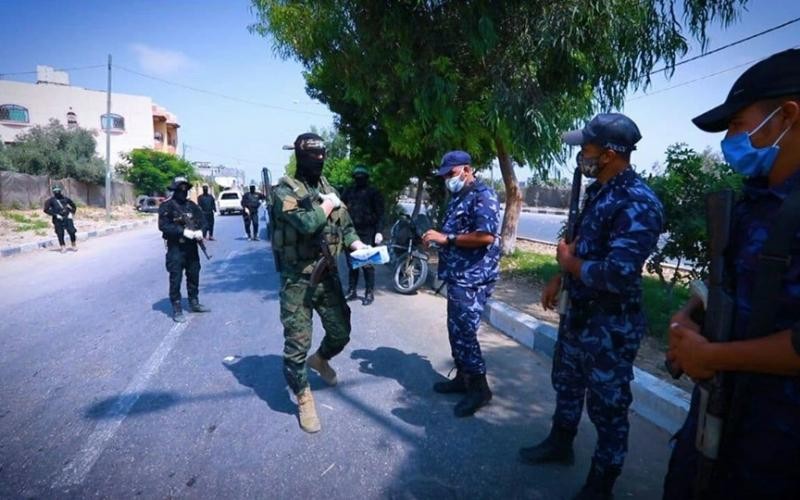 صورة خلال مساندة القسام للأجهزة الأمنية