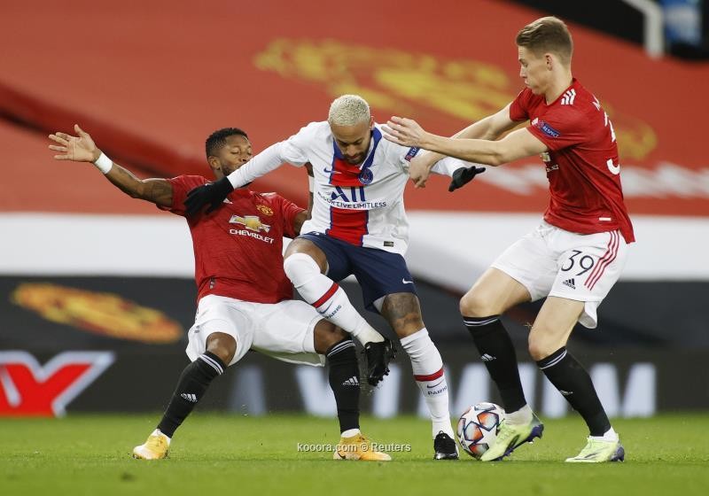 جانب من المباراة