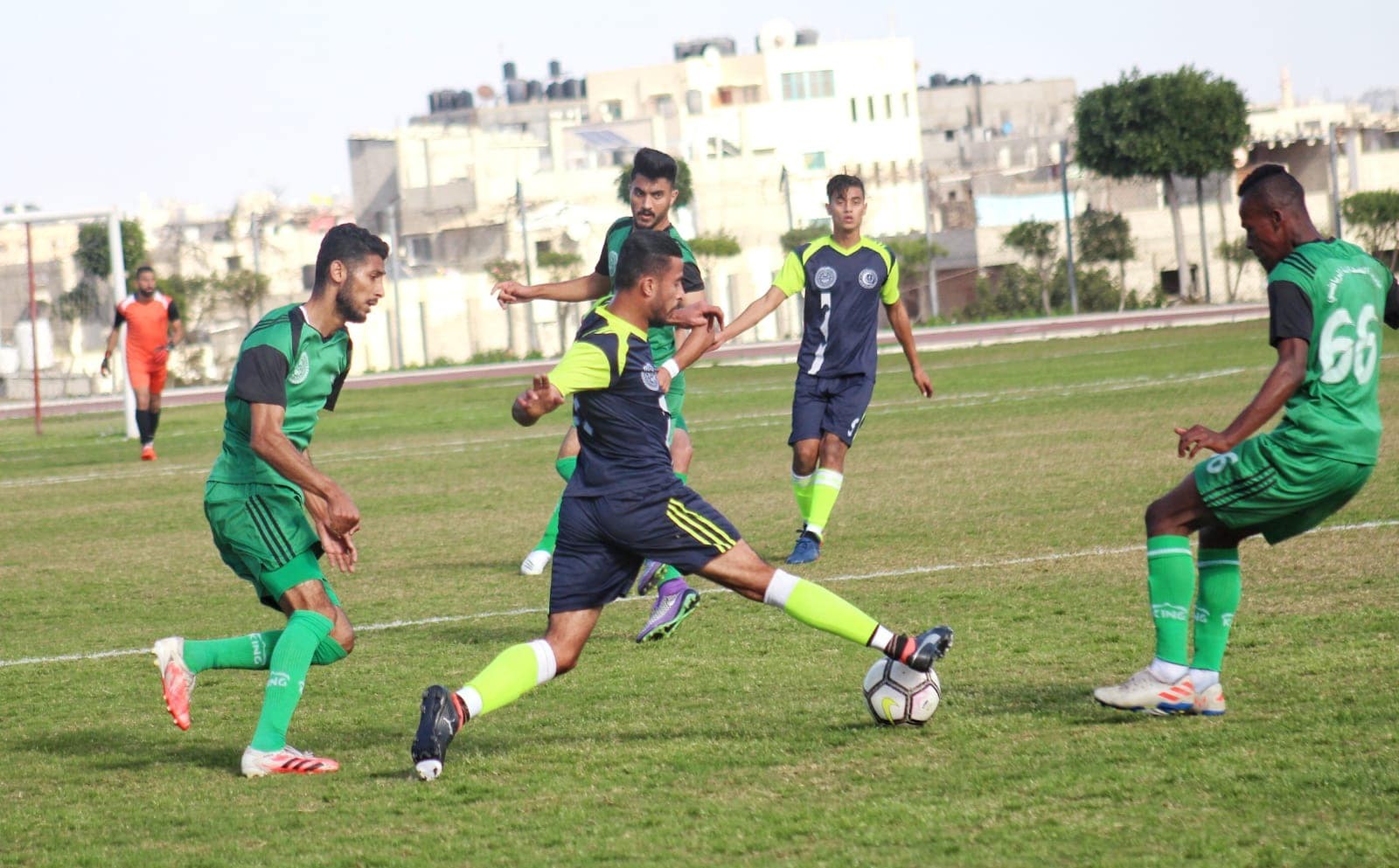 جانب من أحد مباريات دوري الممتازة