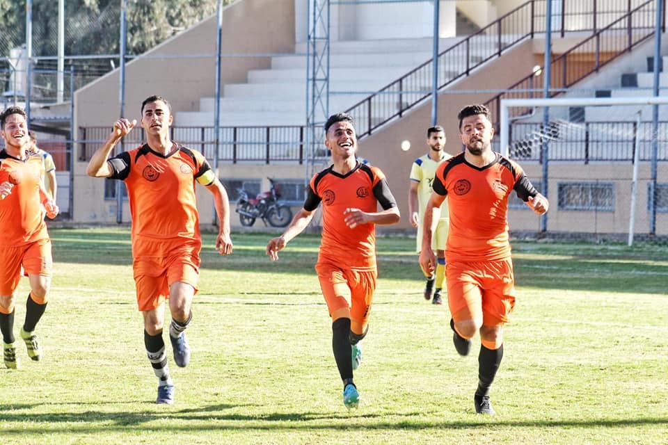 فرحة لاعبي الجلاء بالفوز