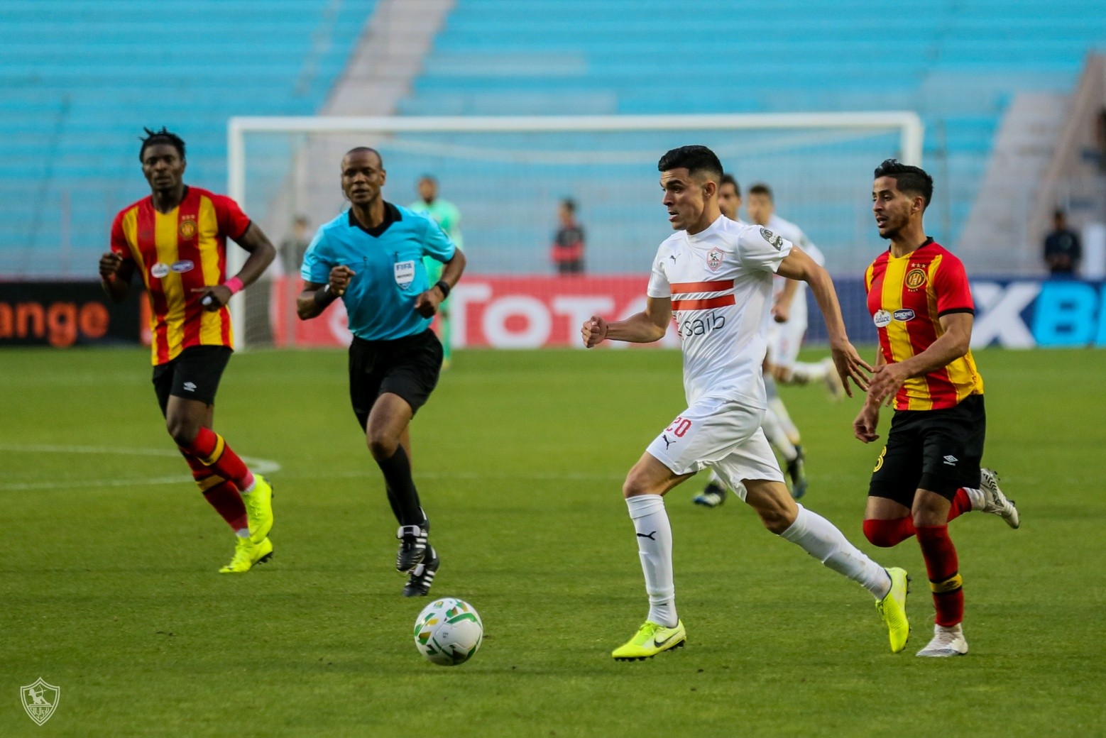 جانب من مباراة الزمالك والترجي