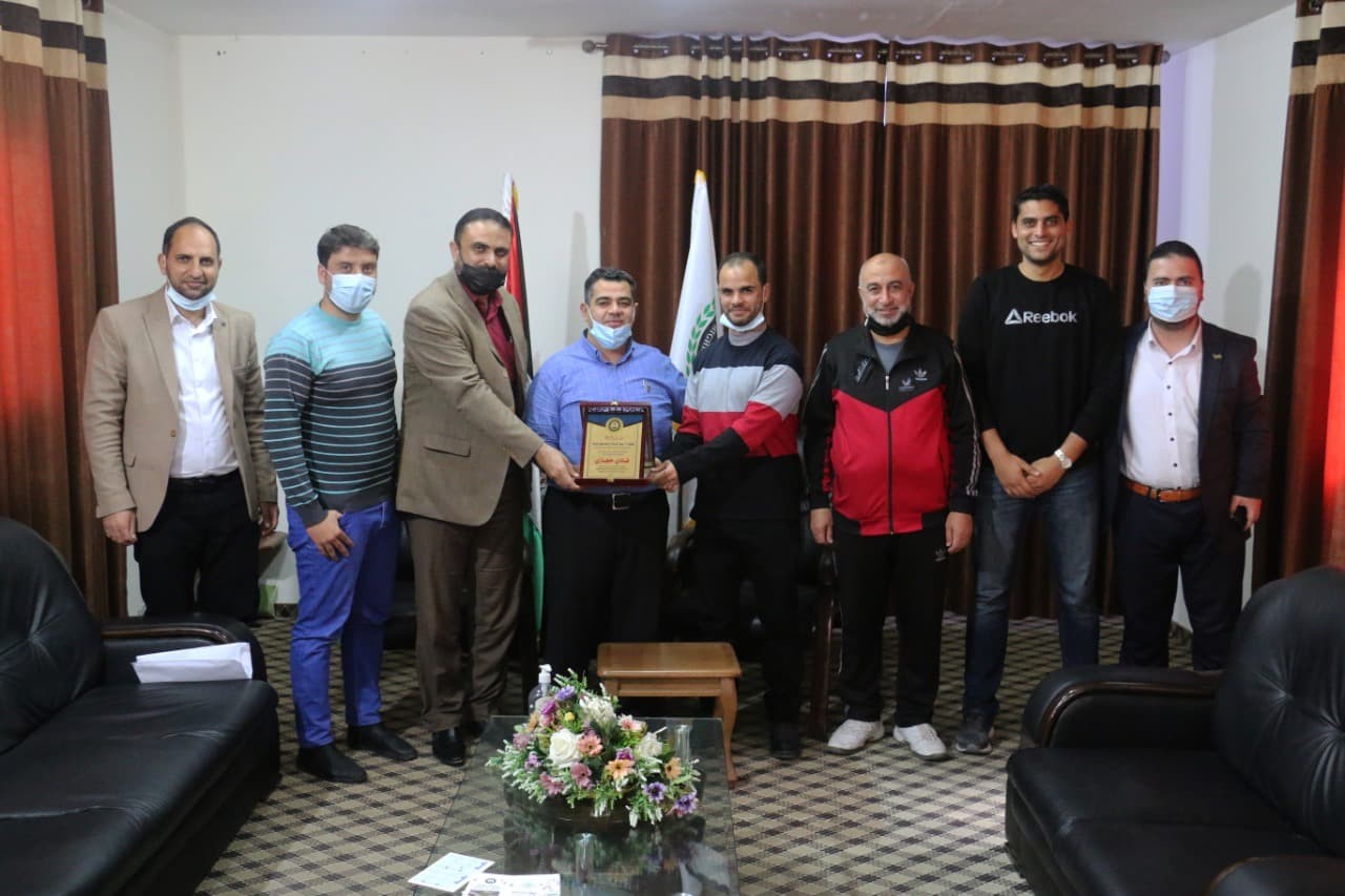 جانب من تكريم الصحفي حجازي