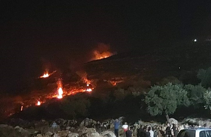 صورة خلال فعاليات الارباك الليلي