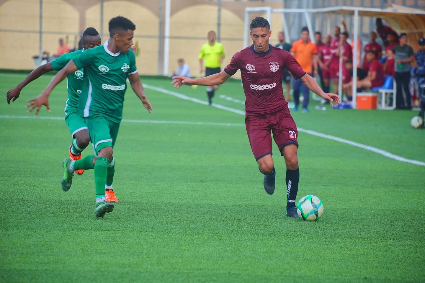 جانب من المباراة