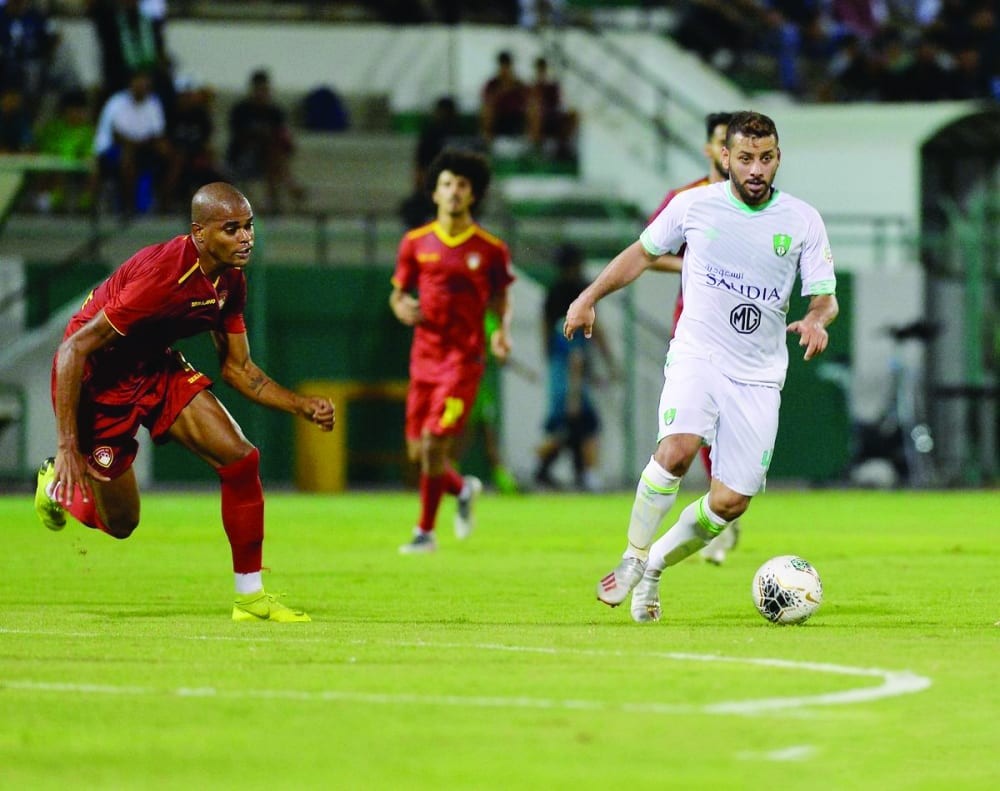 جانب من أحد مباريات الدوري السعودي