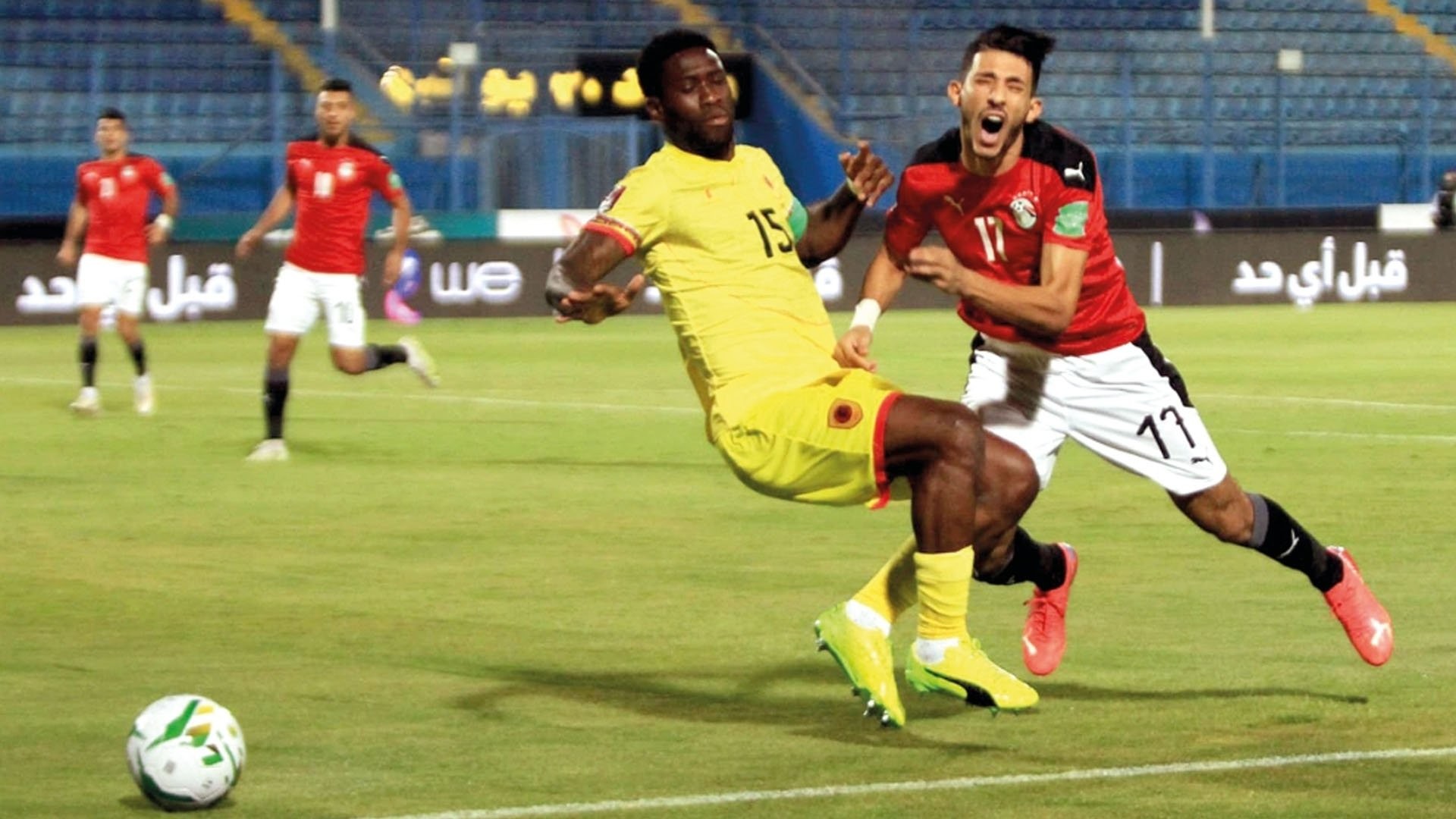 جانب من أحد مباريات التصفيات