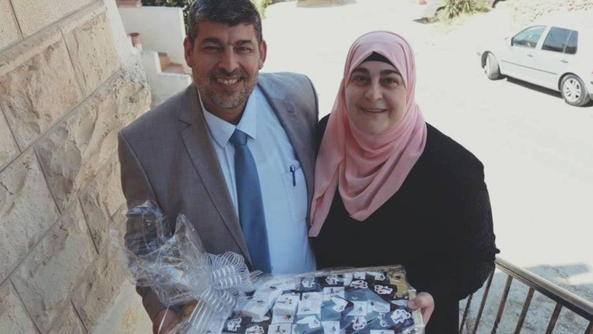 وفاء جرار الناشطة الاجتماعية وزوجة الأسير القيادي في حركة حماس عبد الجبار جرار