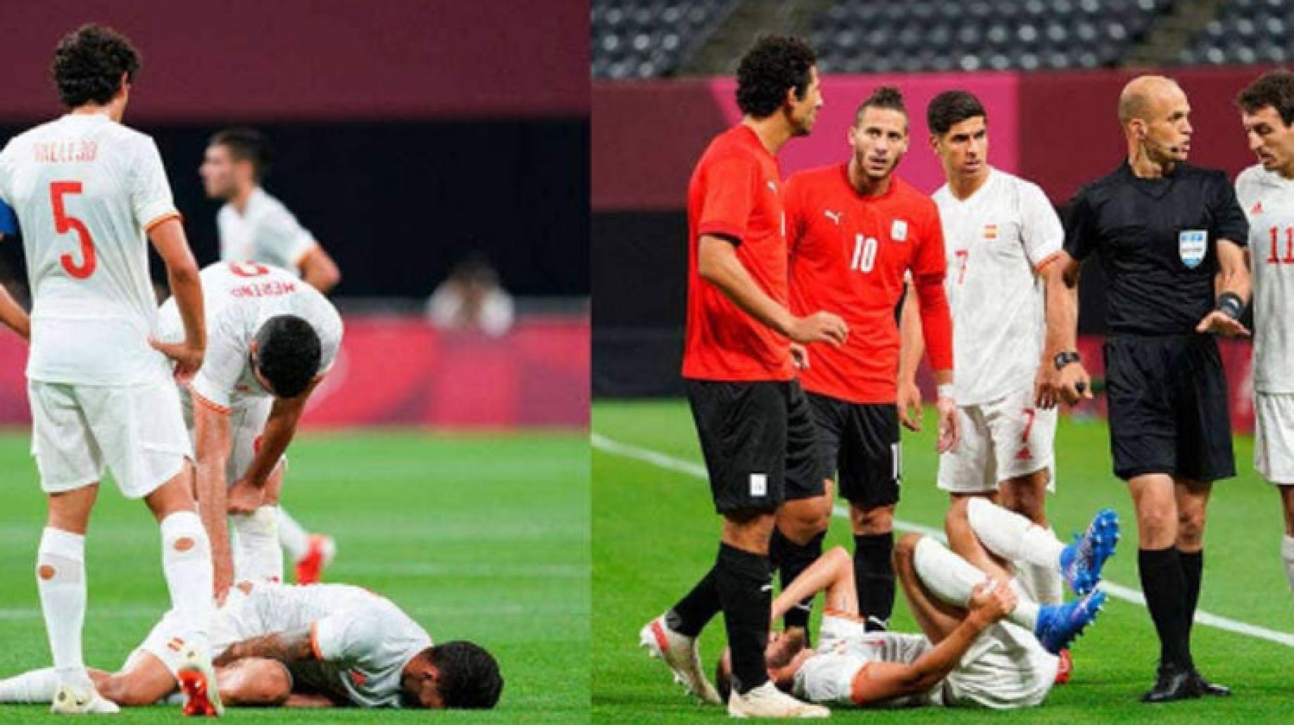 لحظة إصابة سيبايوس