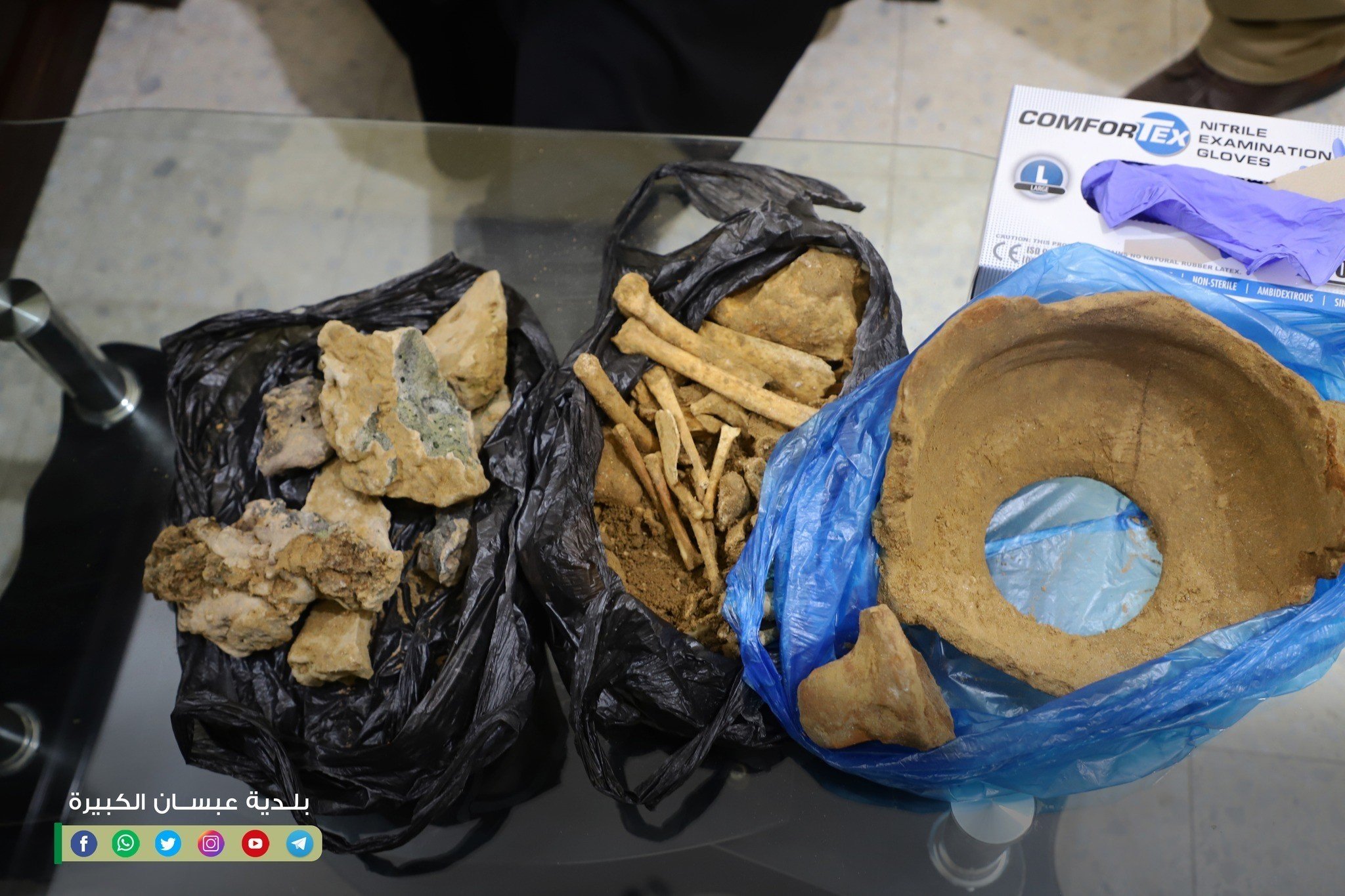 توضيح بخصوص الجرة الفخارية التي تم العثور عليها في البلدة