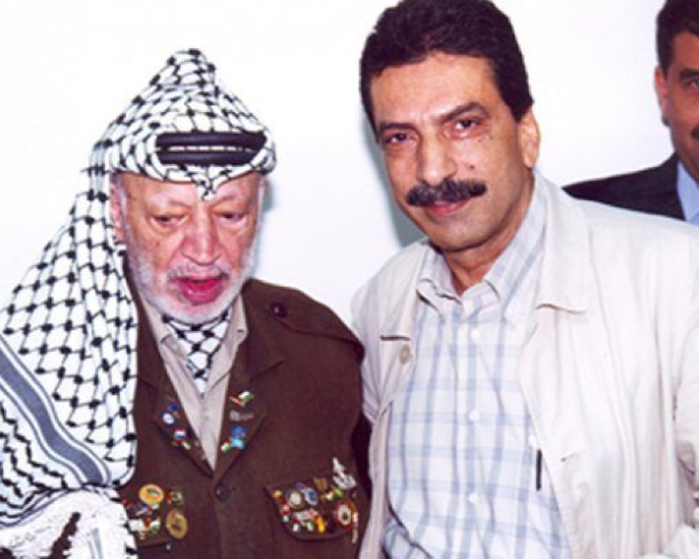 توفيق الطيراوي والراحل أبو عمار