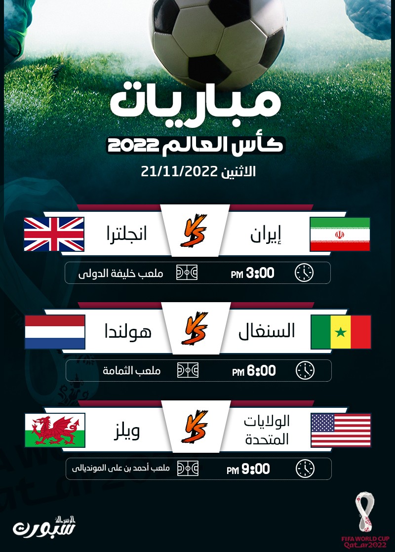 جدول مباريات كأس العالم والقنوات الناقلة اليوم الثاني للمونديال