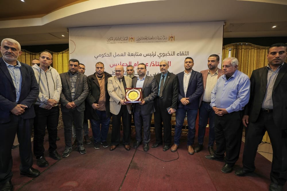 بالصور: "الدعليس" يلتقي إعلاميي الفصائل الفلسطينية