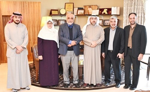 خلال استقبال الوفد المقدسي