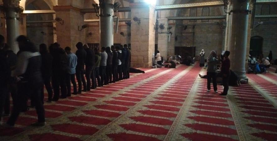 الاعتكاف بالأقصى