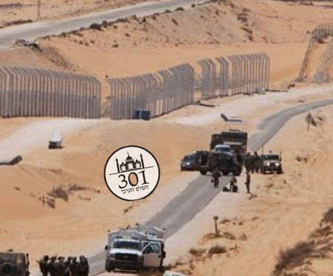 لإعلام العبري ينشر صورة لمكان الحادثة التي وقعت قرب الحدود المصرية