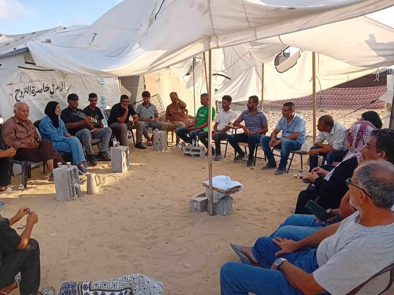 " أقلام في خاصرة النزوح" ...للأدب كلمة